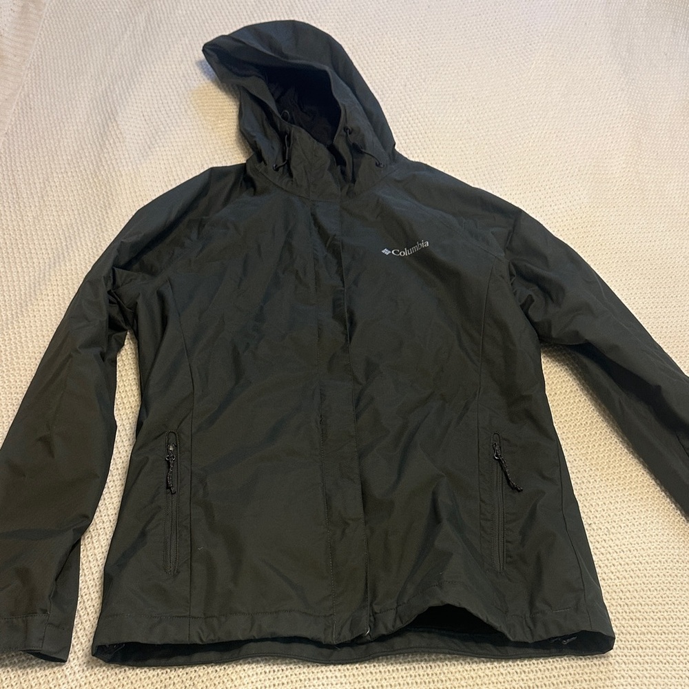 Columbia Olive Green Hooded Jacket